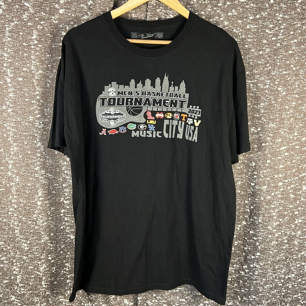 SEC Men's Basketball Tournament Music City Nashville Short Sleeve T-Shirt‎